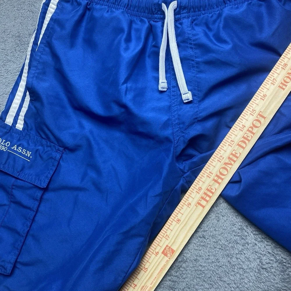 U.S.‎ Polo Assn. Men's Swim Trunks Size Small Blue Pockets Logo